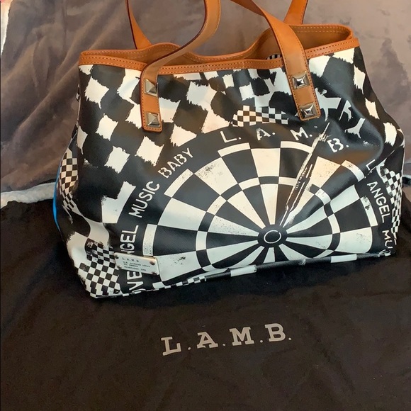 L.A.M.B. Handbags - SALE🖤L.A.M.B. By Gwen Stefani RARE large tote